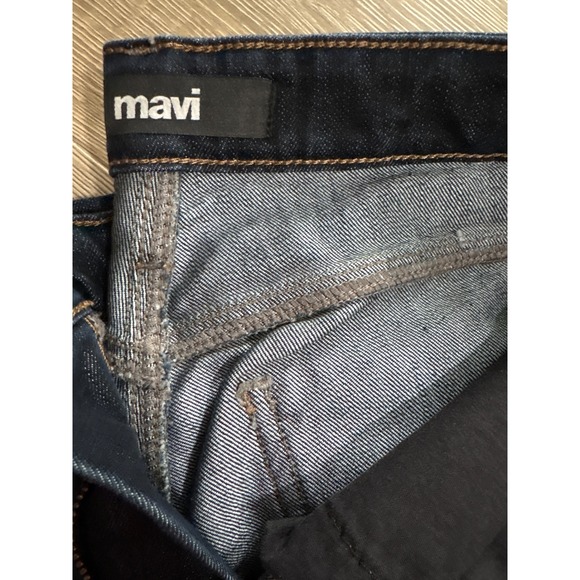 Mavi Matt Dark Wash Straight Leg Denim Jeans Men Size 30x30 - Picture 2 of 7